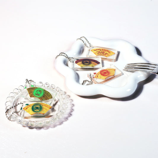 【数量限定】バウムクーヘンキーホルダー単品 (種類ランダム)