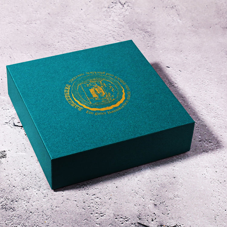 サンキュープレート付きプレーンバウムクーヘン中